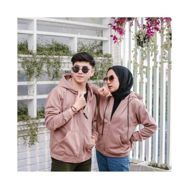 SONY Hoodie Zipper II JAKET POLOS  Zipper PRIA WANITA