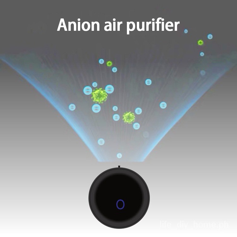 Personal Wearable Air Purifier Necklace Mini Portable Air Freshner Ionizer Negative Ion Generator for Travel Home ow