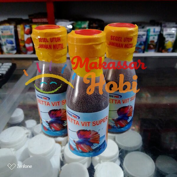 Sakkai Pro Super Betta Vit Pakan Makanan Pelet Ikan Cupang Hias Kecil