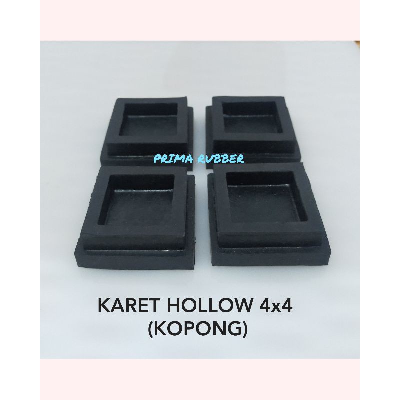 KARET KAKI HOLLOW 4x4 KOPONG KAKI KURSI MEJA RAK BESI HOLLOW