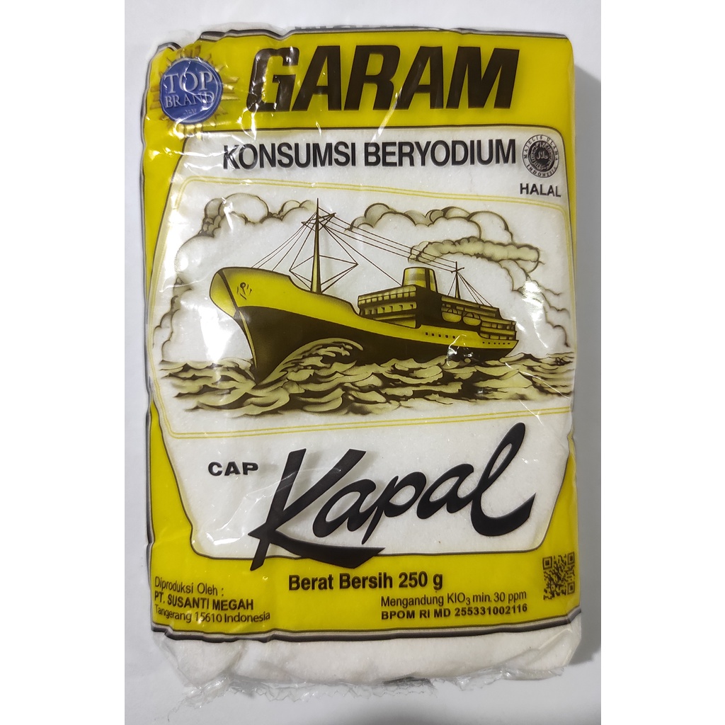 Garam Dapur Cap Kapal 250 Gr