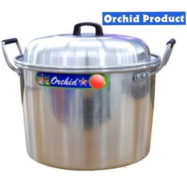 Panci Dandang Nasi Orchid 55 cm  Panci Aluminium Kukus Orchid Panci Besar Steamer