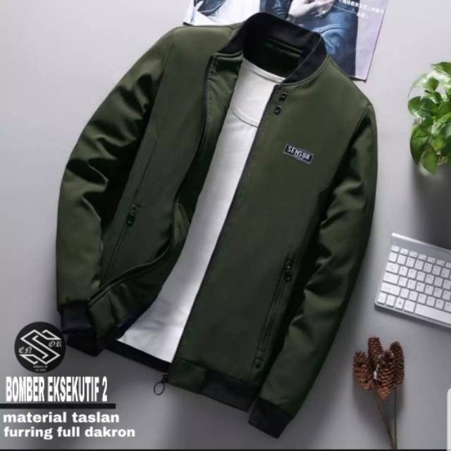 Jaket Bomber Pria Bomber Taslan Scoot Premium Bomber eksekutuf 2