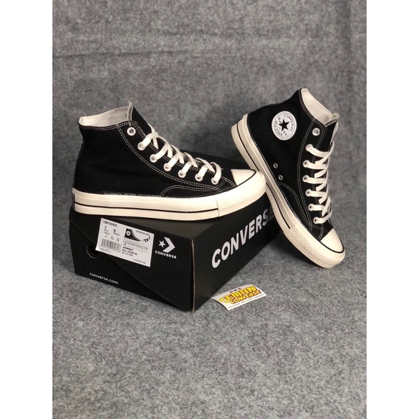 CONV3RSEE 70s Hi Black Whaite PREMIUM MADE IN VIETNAM