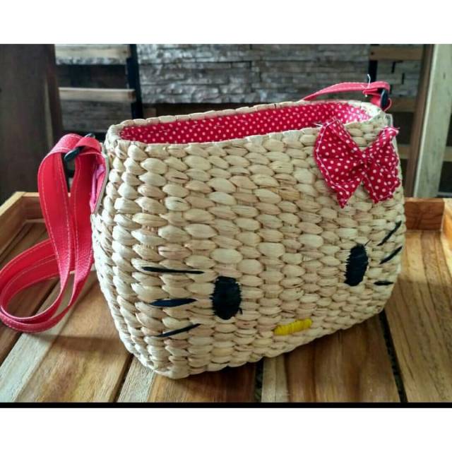 Tas enceng slempang HK mini