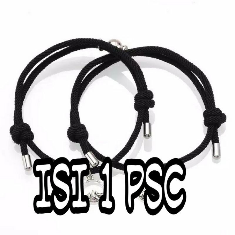 gelang couple magnet isi 1 PSC pesanan khusus untuk pasangan LDR