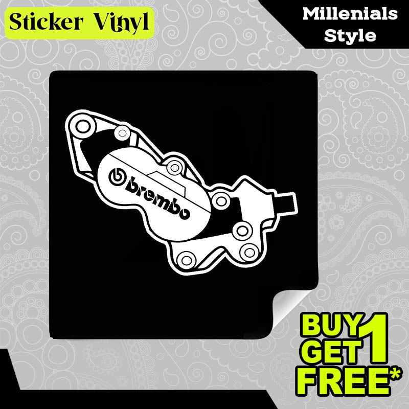 

Stiker Sticker Brembo Kaliper Gambar Unik Desain Keren dan Kekinian Aesthetic Bahan Vinyl Satuan Anti Air