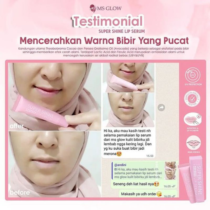 MS GLOW LIPS MS GLOW SHINE LIP SERUM