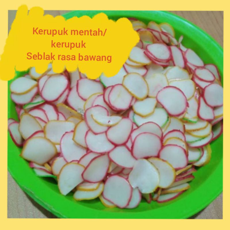 

Kerupuk mentah /Kerupuk Seblak rasa bawang 250 gr