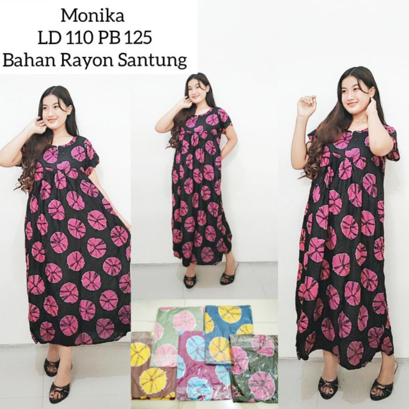 Daster Monika Daster Jumbo Daster Busui Daster Murah Bisa Grosir Bisa COD