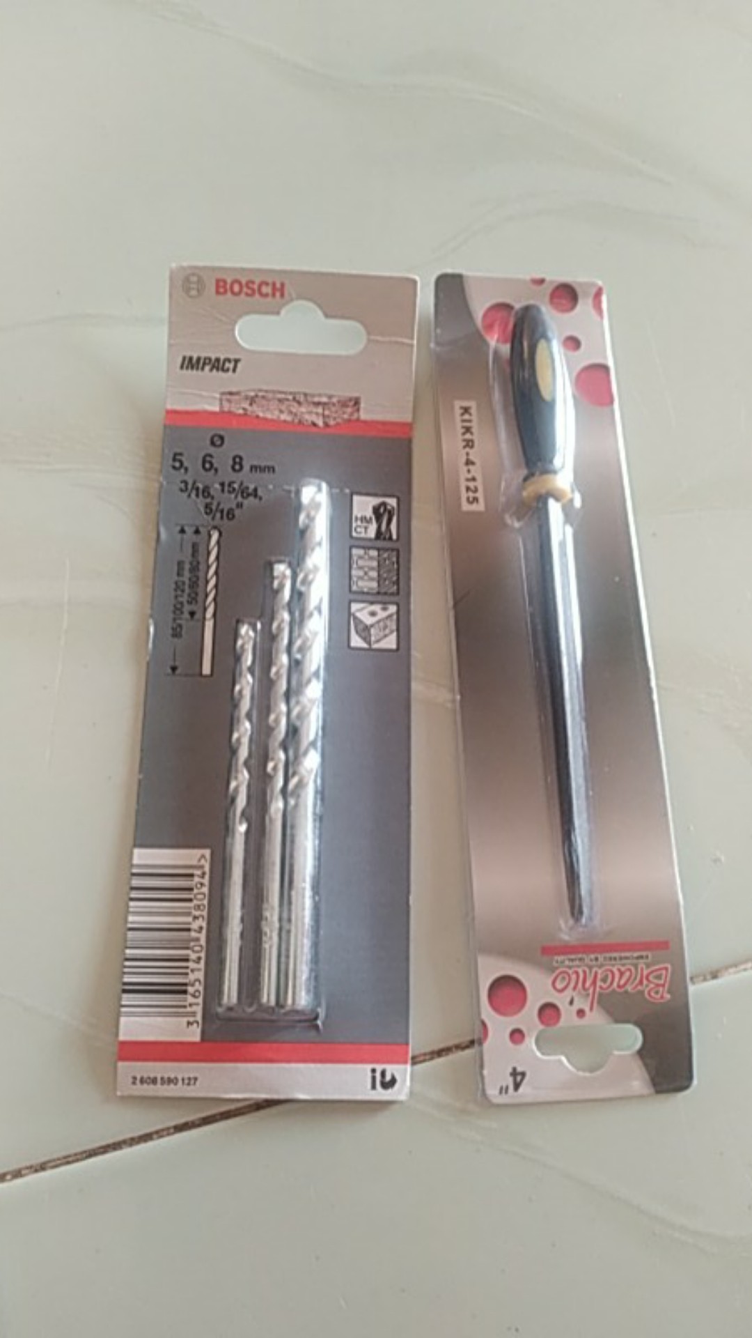 Mata Bor Set Tembok Beton Bosch 5pcs