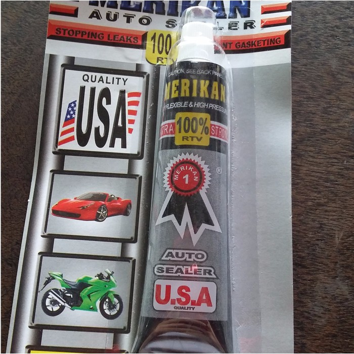 Auto sealer atau lem paking kecil merk Merikan
