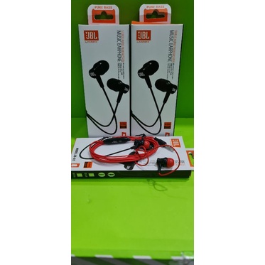 Headset JBL PURE BASS JB-02 Streo Music Earphone, Handsfree music telinga