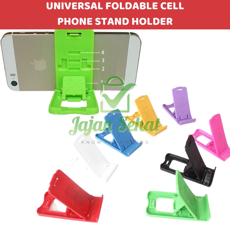 UNIVERSAL FOLDABLE CELL PHONE STAND HOLDER