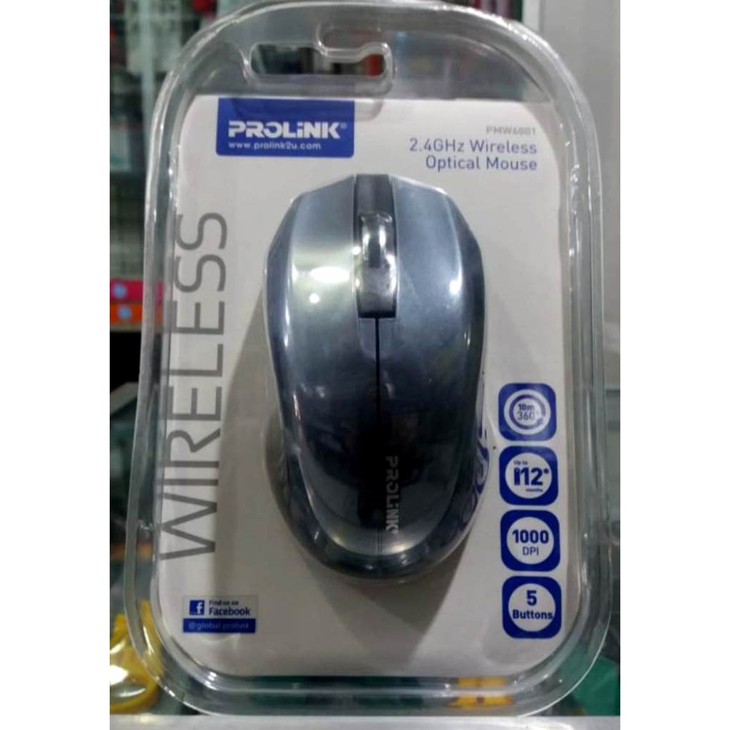 MOUSE WIRELESS PROLINK PMW 6001