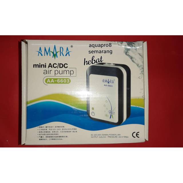 Pompa Udara AC/DC Amara Aerator AA6603 (AA 6603)