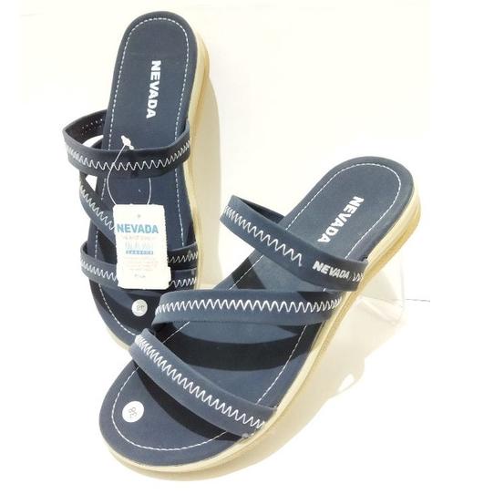ADL2-3982❱ sandal wanita Nevada slempang jahit siksak/sandal wanita Nevada   Barang diskon