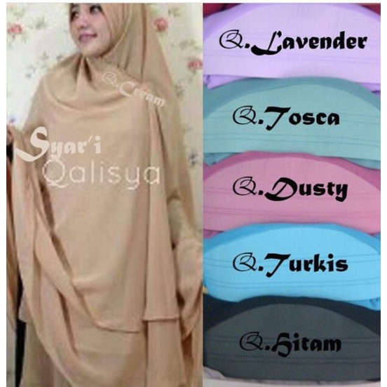 khimar syari qalisya
