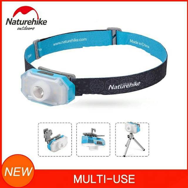 HEADLAMP 220 LUMEN NATUREHIKE NH18T001-A // SENTER KEPALA MULTIFUNGSI