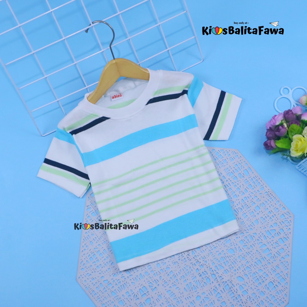 Kaos Geulis  uk 1-2 th / Kaos Anak GIRL Baju Anak perempuan Kaos Salur Cewe Kaos Lengan Anak