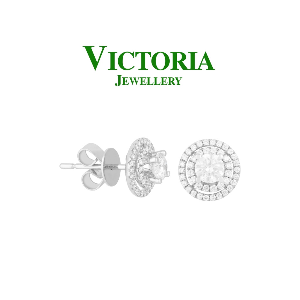 Anting Berlian GIA Sertifikat VFER816779 Victoria Jewellery