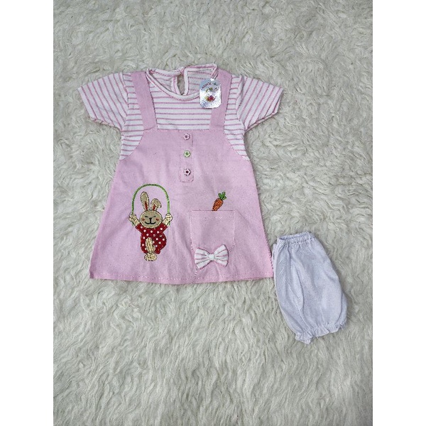 baju bayi perempuan dress baby girl hb8