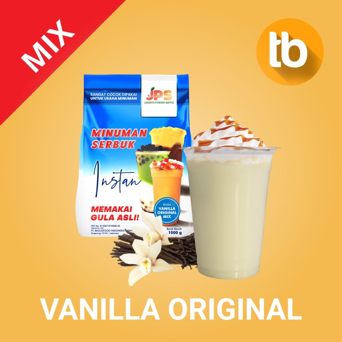 

DISKON - (BISA COD) JPS Bubuk Vanilla Original Mix (Bubuk minuman dan makanan)