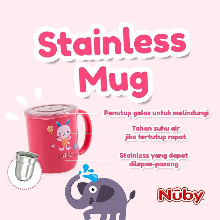 Nuby Stainless Steel Mug 18Month