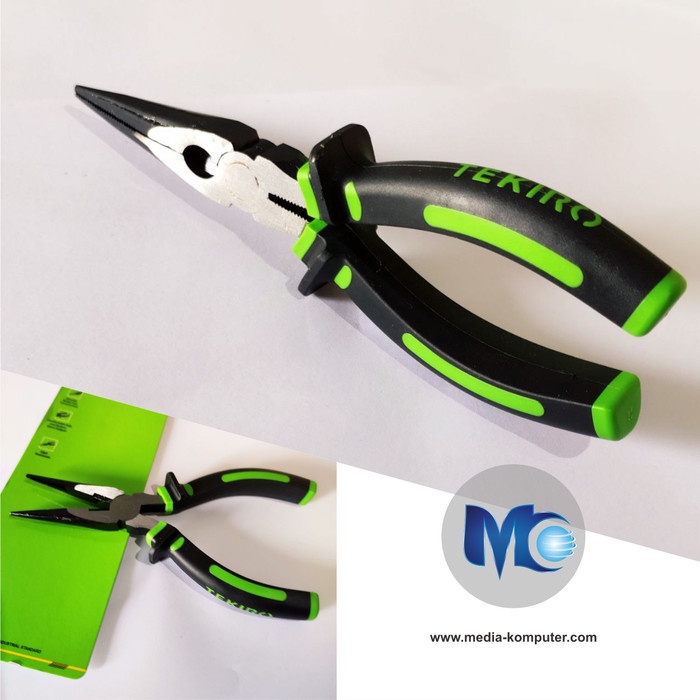 Tang capit lancip (panjang) long nose tekiro 6 INCH