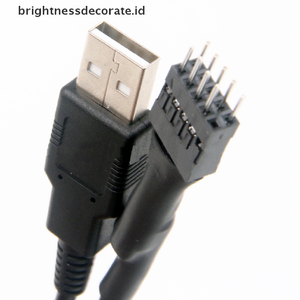 Kabel Ekstension Data Mainboard Internal 9 Pin Male Ke Usb A Male Eksternal