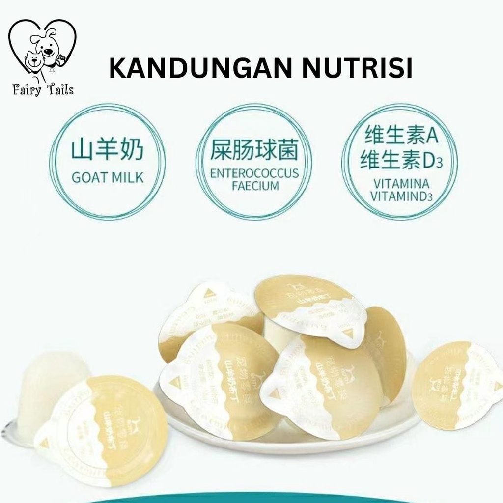 [PREMIUM] Snack Anjing Pudding Susu Kambing BOTH / Goat Milk Pudding Dog Snack