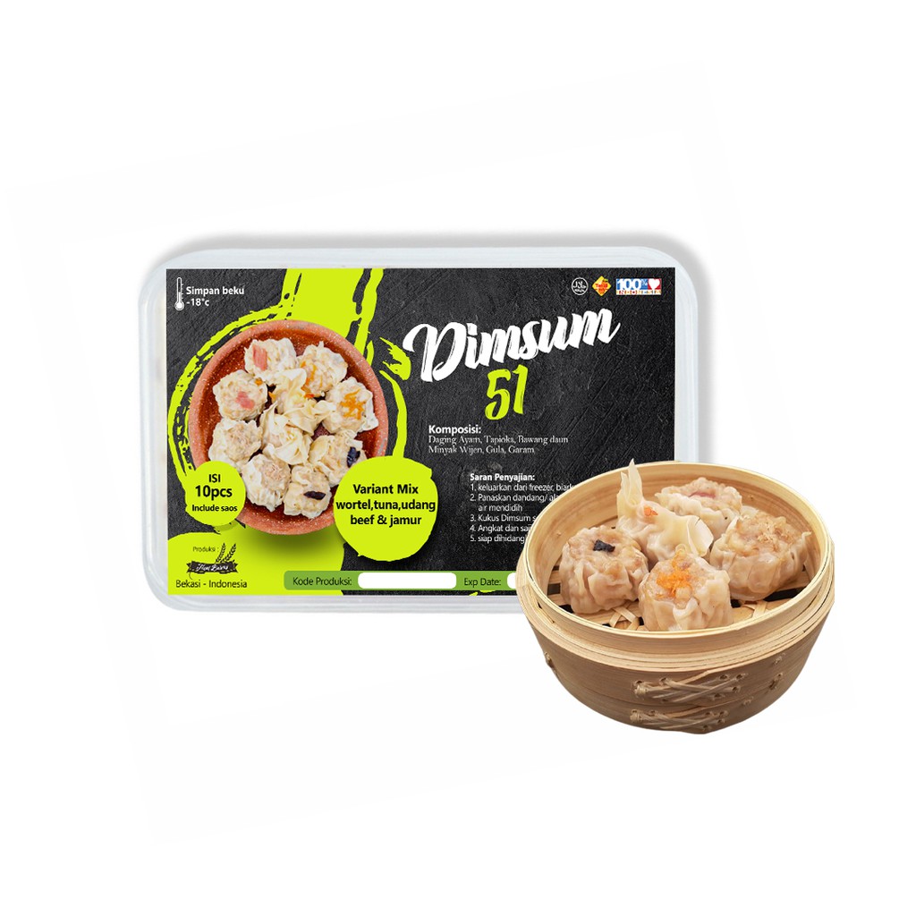 Dimsum MIX 51 isi 10 Pcs