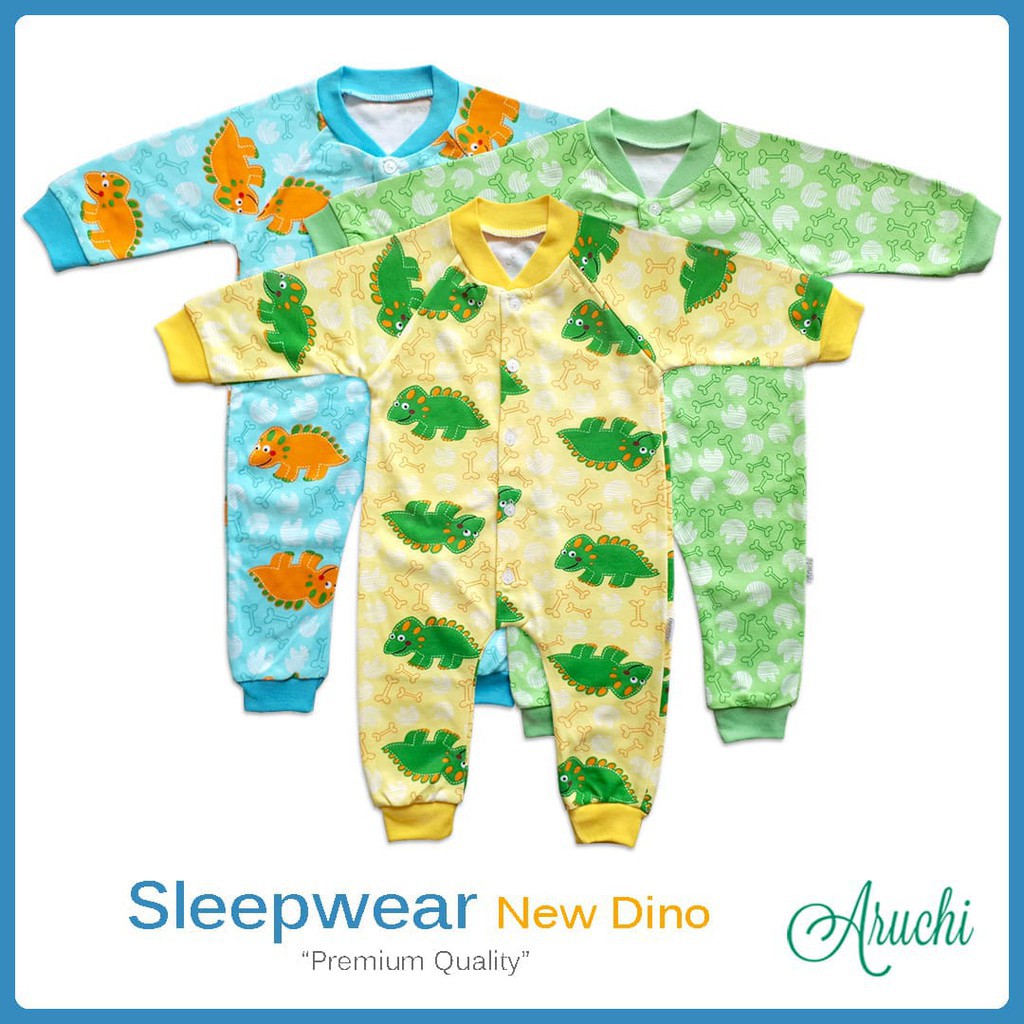 SLEEPWEAR / SLEEPSUIT / PIYAMA BAYI  3 stel (0-3 bulan)