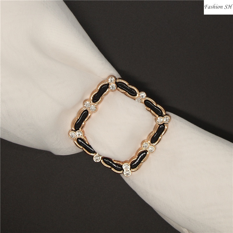 Cincin Syal Sutra Multifungsi Bahan Alloy Gaya Vintage M40290