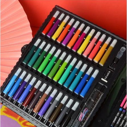 

TERBARUU!! Super Mega Art Set Anak 150pcs Spidol Crayon / Set Menggambar TERLARIS