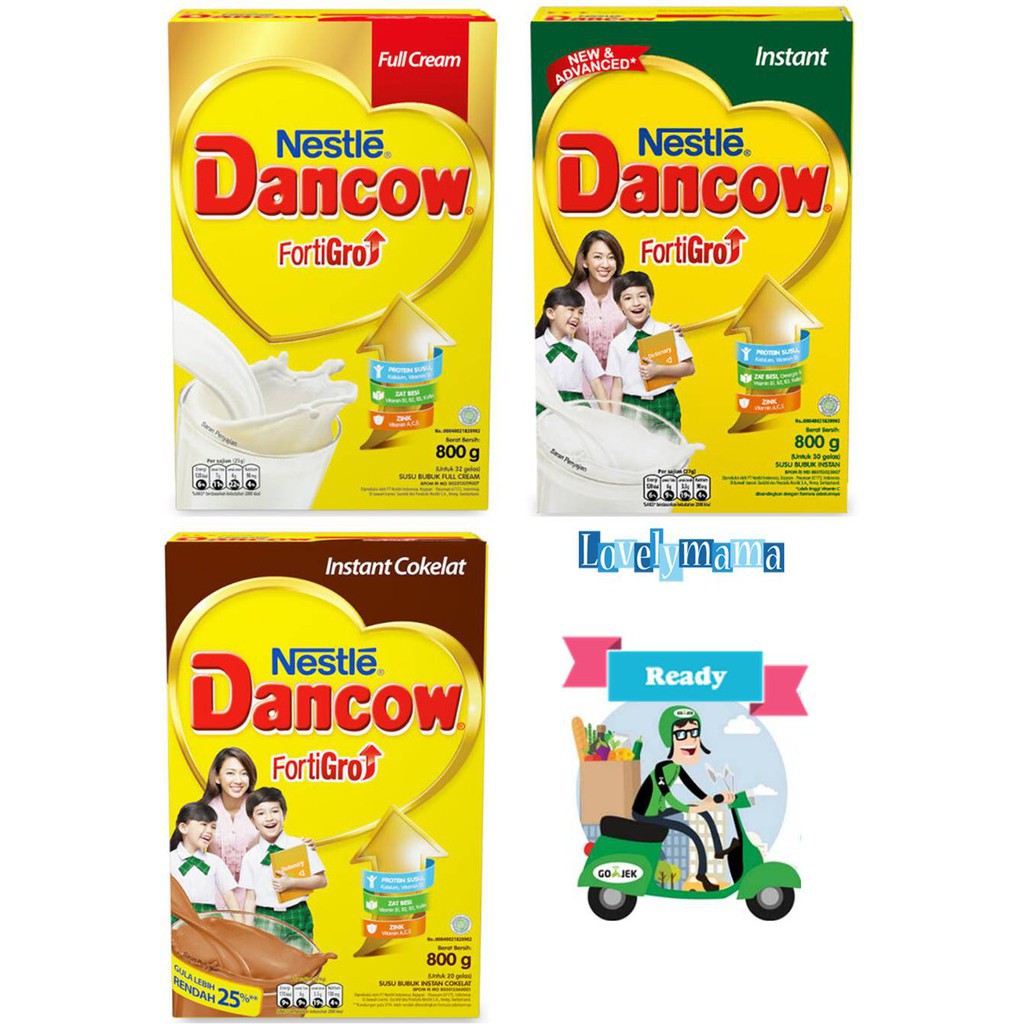 

Dancow Fortigro 400gram (Coklat-Instant-FullCream)