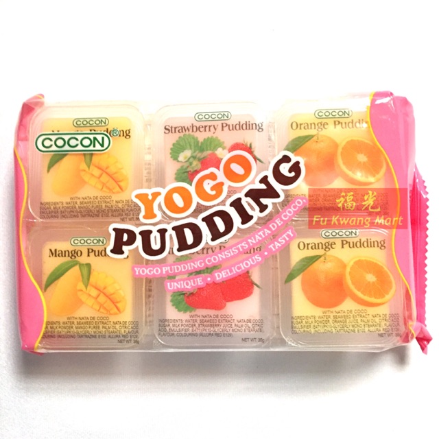 

Cocon Yogo Pudding Nata De Coco Puding Aneka Rasa Buah Import Malaysia