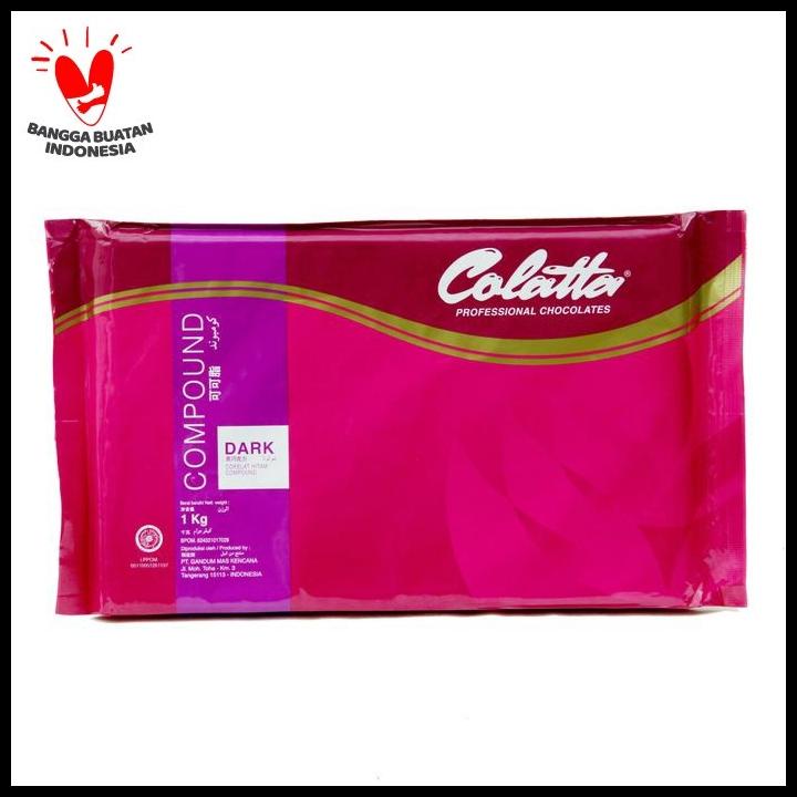 

TERBARUU!! Cokelat Batang - Colatta Dark Chocolate Compound Kemasan 1kg COD