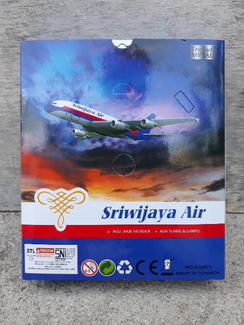 Diecast Pesawat Sriwijaya Air ( Miniatur, Die cast)