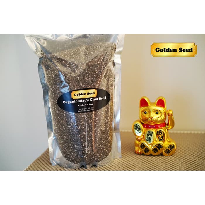 

Organic Black Chia Seeds 1 kg - Chia Seed Chiaseed Chiaseeds 1 kg