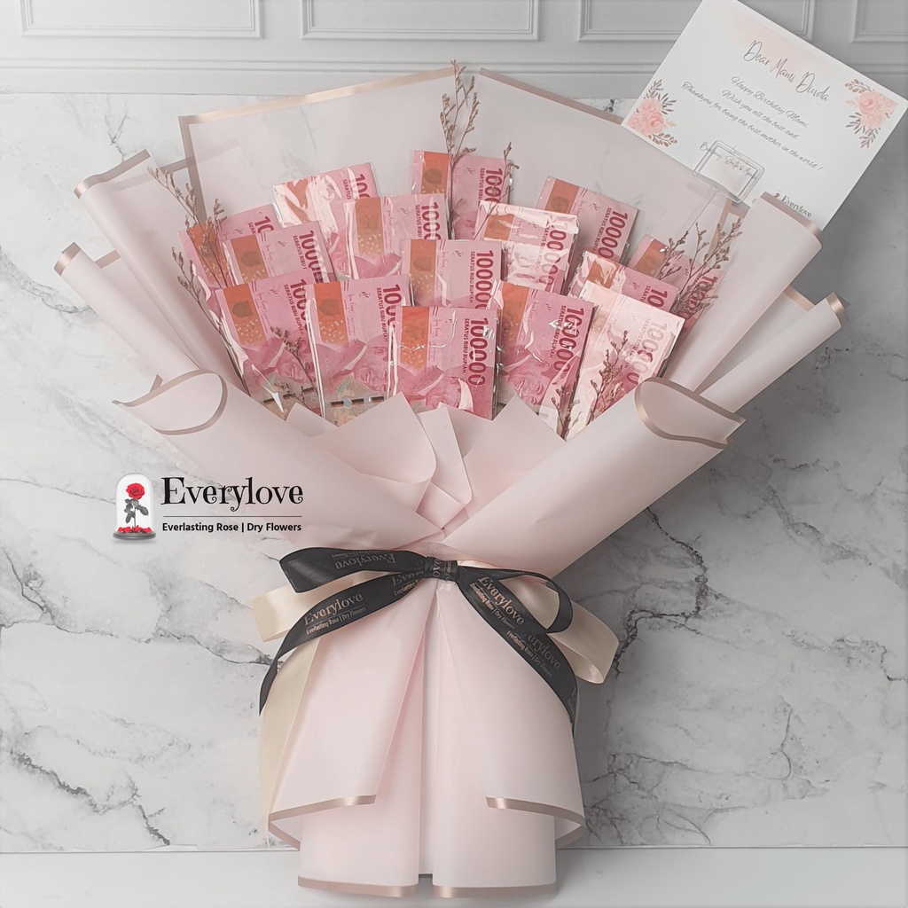 Simply Money Bouquet, Money Bouquet, Buket Uang Asli