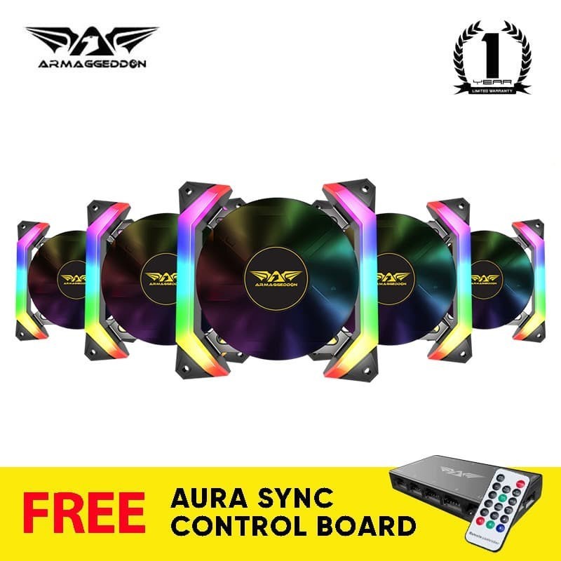 Fan Armaggeddon Tessaraxx SPY Series ARGB Fan | Support Aura Sync