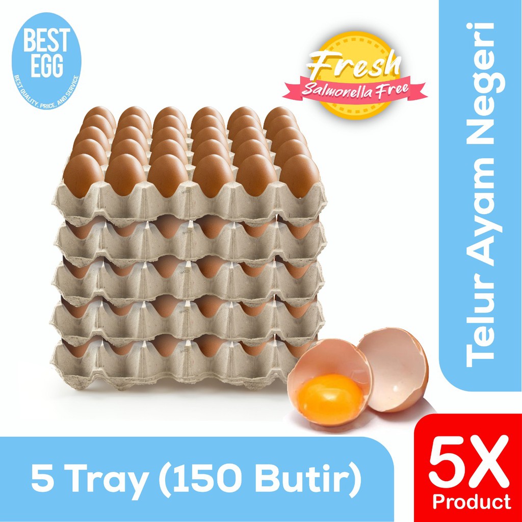 

Best Egg Telur Ayam Negeri 5 Tray - Bisa Delivery Ke Seluruh Jakarta