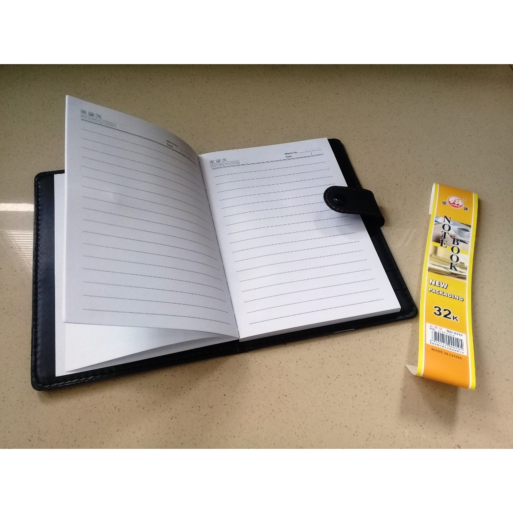 

Buku Agenda Diary Kancing 12.5cmx17.8cm Commercial Notebook 32K