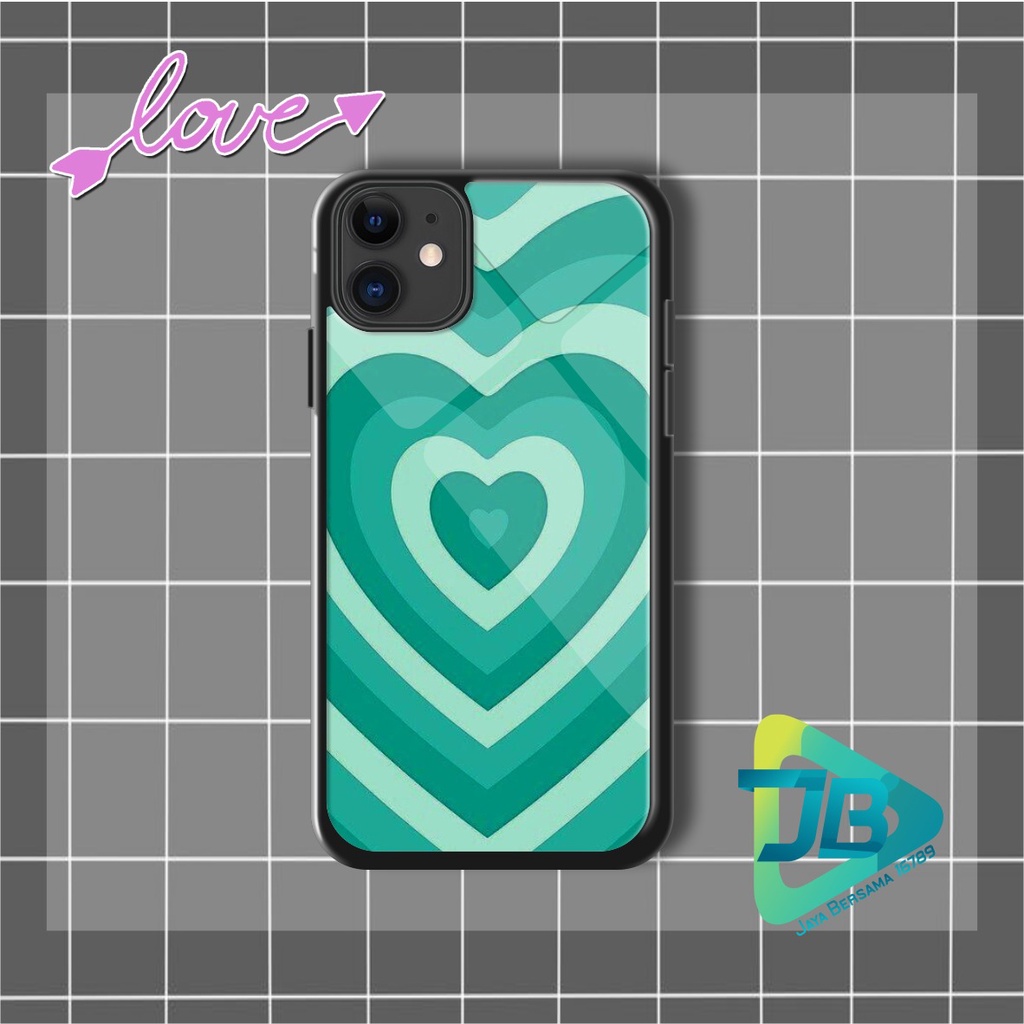 HARDCASE 2D GLOSSY LOVE OPPO VIVO XIAOMI SAMSUNG REALME IPHONE ALL TYPE JB5583