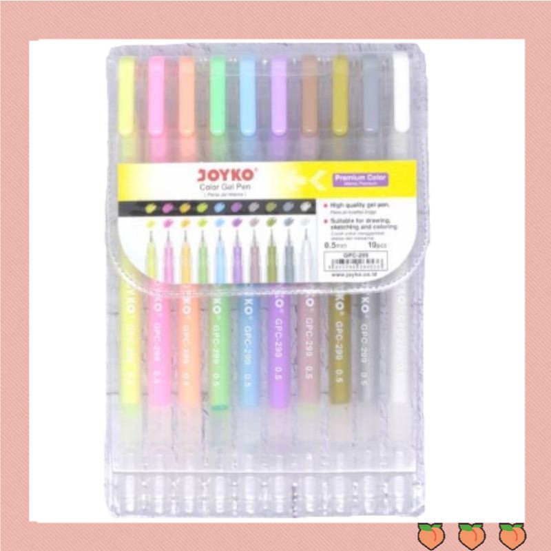 

Pulpen gel warna joyko GPC 299 Premium Color 0.5mm