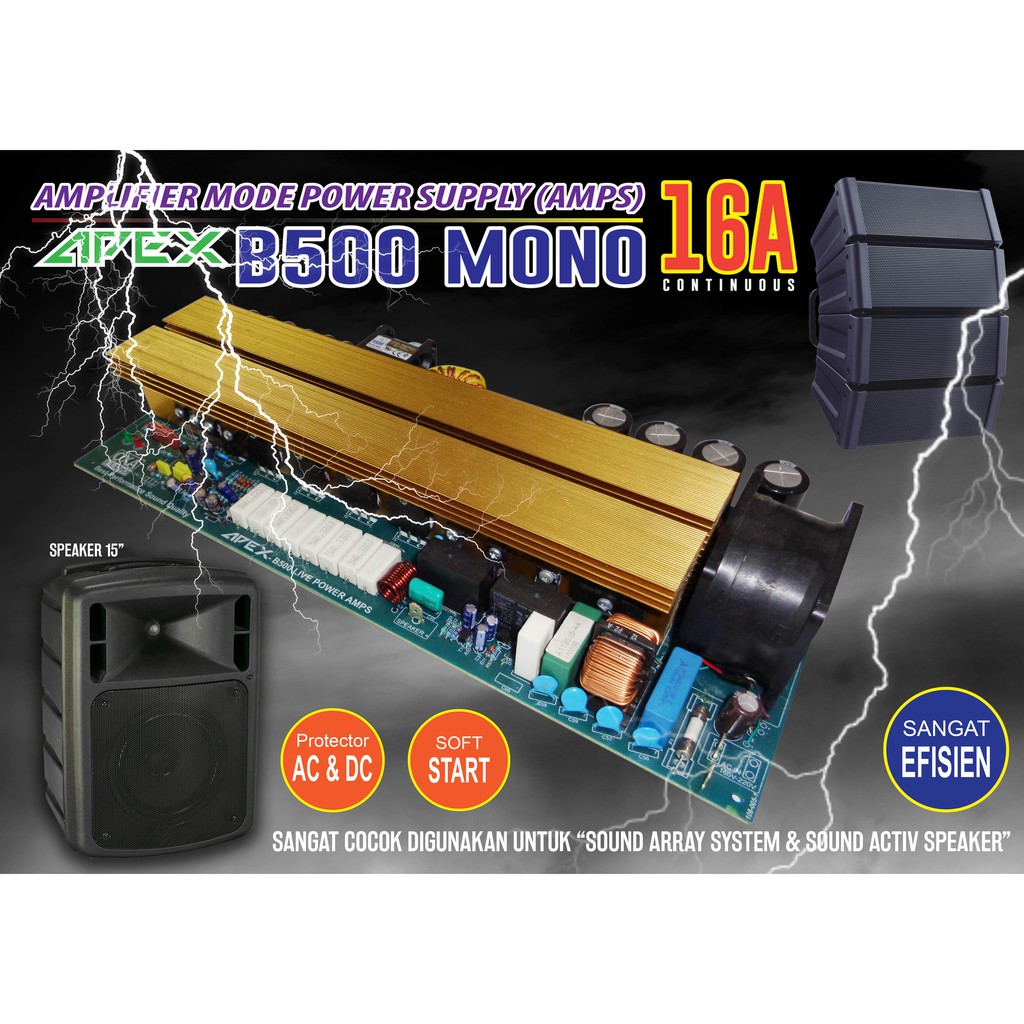 Power Apex B500 Plus SMPS 20A Peak