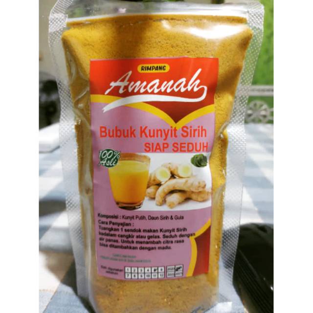 

Kunyit Sirih Bubuk Minuman Premium | Serbuk Minuman Minuman Bubuk |Minuman Segar dari Tanaman Herbal