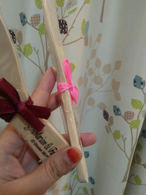 Centong Kayu Daun Lancip Murah Unik