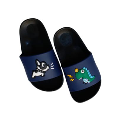 SANDAL DINO Sandal selop karet lucu anak, Sandal anak dino lucu